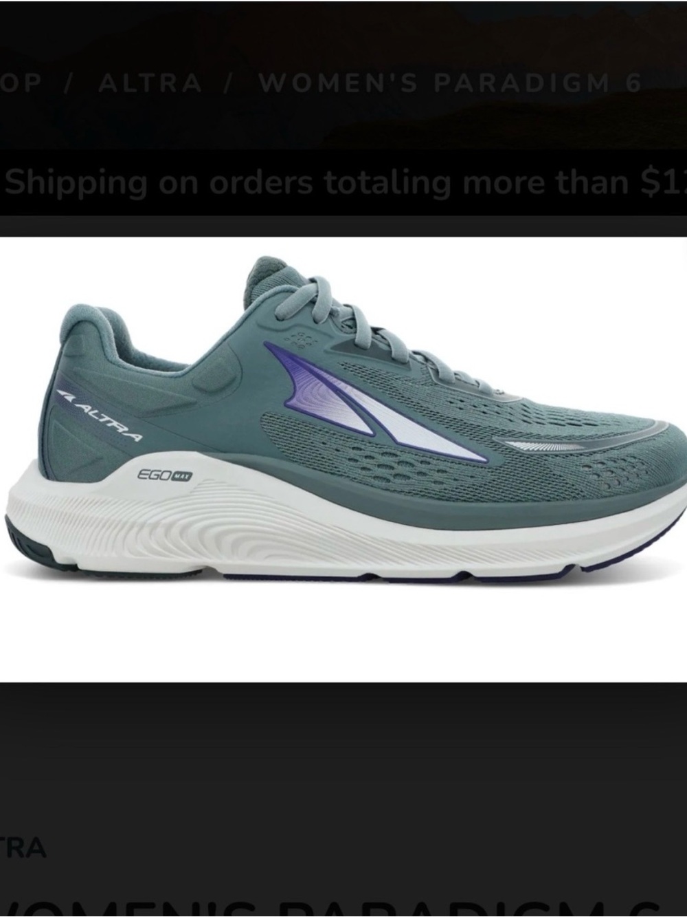 Altra Women's Paradigm Grey and Purple. SZ 9.5
Running. Jogging. Comfort
